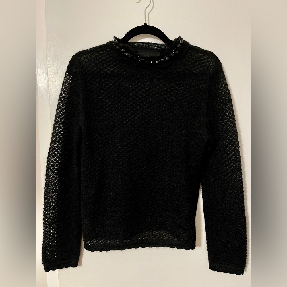 Simone Rocha mohair sheer sweater